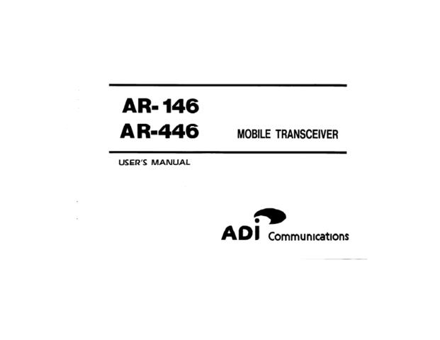 Download Adi Ar 146 Service Manual